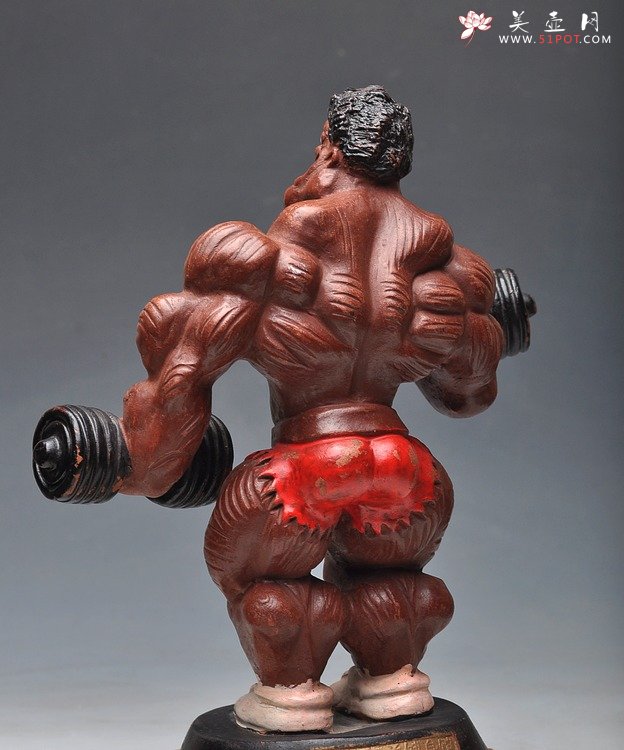 紫砂壶图片：肌肉男 早期为苏州劲与美定做 动感 - 美壶网