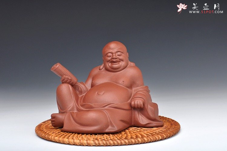 紫砂壶图片：神思 经书罗汉 惟妙惟肖 - 美壶网