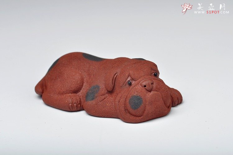 紫砂壶图片：沙皮狗 栩栩如生 - 美壶网