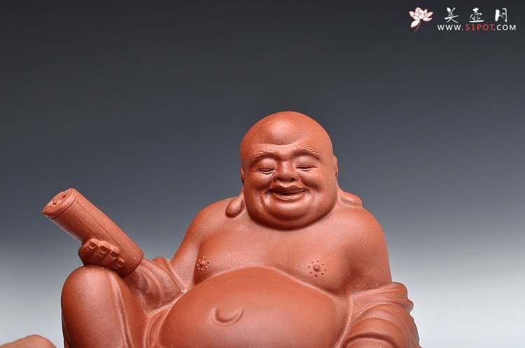 紫砂壶图片：神思 经书罗汉 惟妙惟肖 - 美壶网