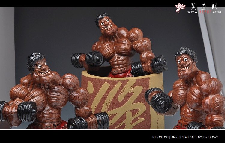 紫砂壶图片：肌肉男 早期为苏州劲与美定做 动感 - 美壶网