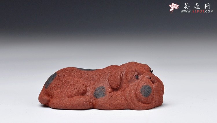 紫砂壶图片：沙皮狗 栩栩如生 - 美壶网