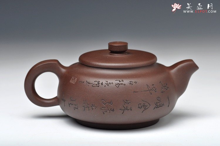 紫砂壶图片：扁福 - 美壶网