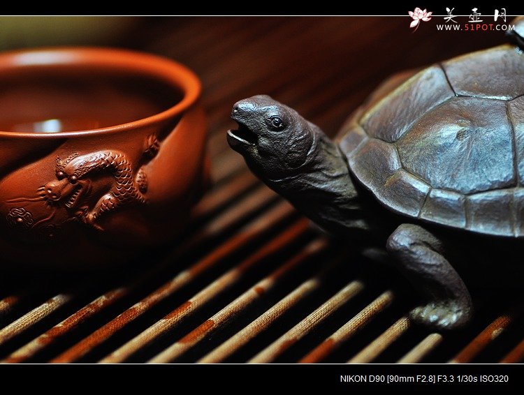 紫砂壶图片：‘名副其实’的龟寿茶  长寿哦o(∩_∩)o  - 美壶网