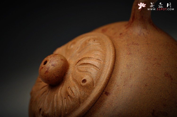 紫砂壶图片：砂美 型美  全手贡珠 蔡岩峰新作 炮管一捺底 - 美壶网