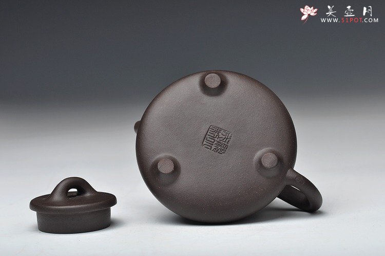 紫砂壶图片：精品厂黑料  好玩的小子冶石瓢 实用 - 美壶网