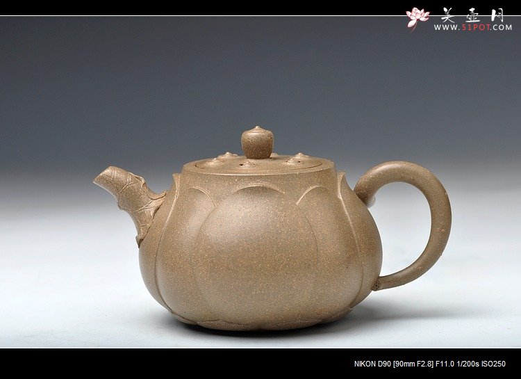 紫砂壶图片：精品之作 宝莲 - 美壶网