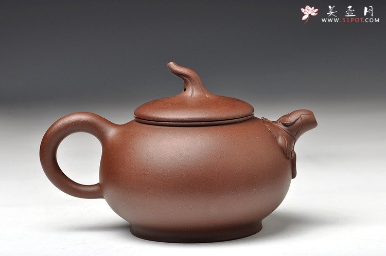 紫砂壶图片：大品花货 韵味十足 得福 王银芳爱徒 - 美壶网