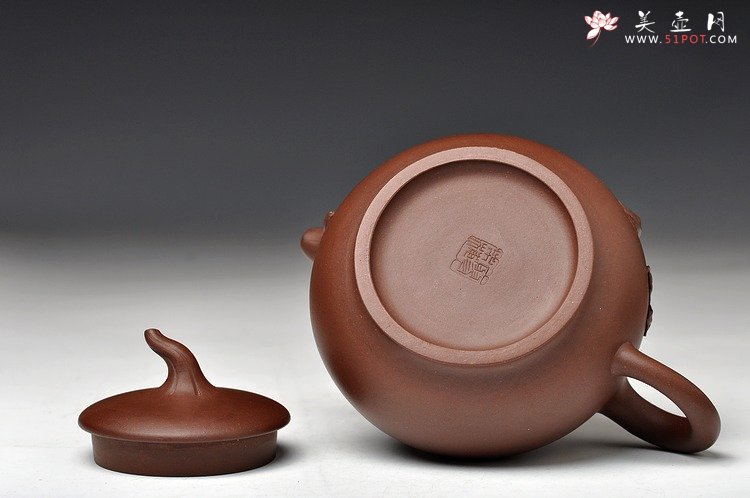 紫砂壶图片：大品花货 韵味十足 得福 王银芳爱徒 - 美壶网