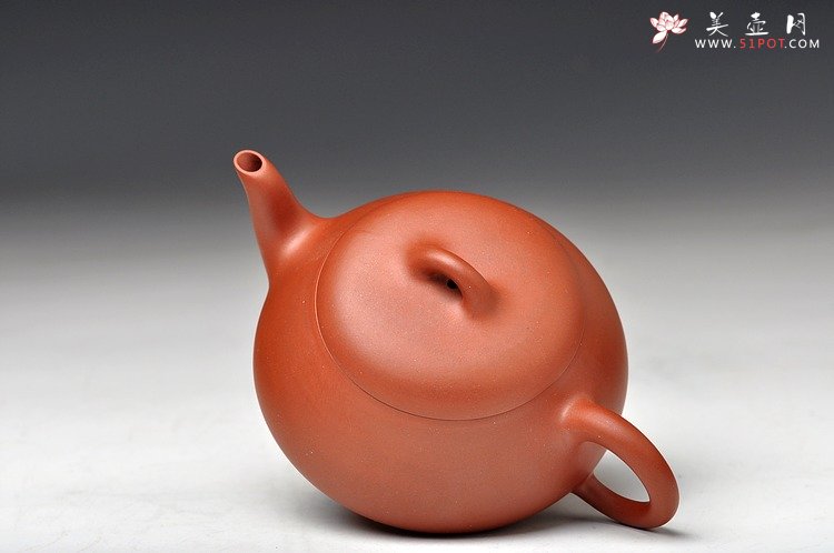 紫砂壶图片：神韵悠长 张弛有度 工整温润 全手三弯石瓢 - 美壶网