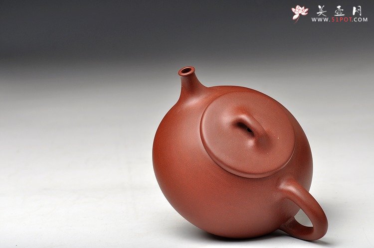 紫砂壶图片：饱满可人 实用佳器  全手东石瓢 - 美壶网