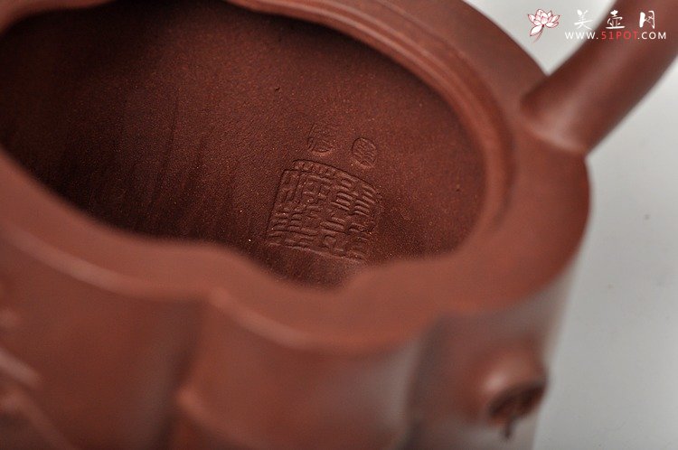 紫砂壶图片：全手作品 蓄势而动 实力派花货 梅竹双清提梁 - 美壶网