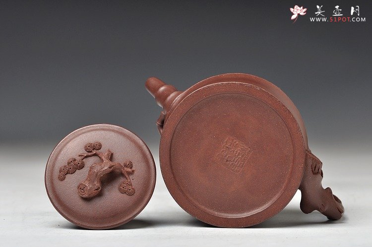 紫砂壶图片：年终力作 送礼佳品 精品梅花  全手三友高升 - 美壶网