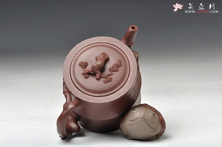 紫砂壶图片：年终力作 送礼佳品 精品梅花  全手三友高升 - 美壶网