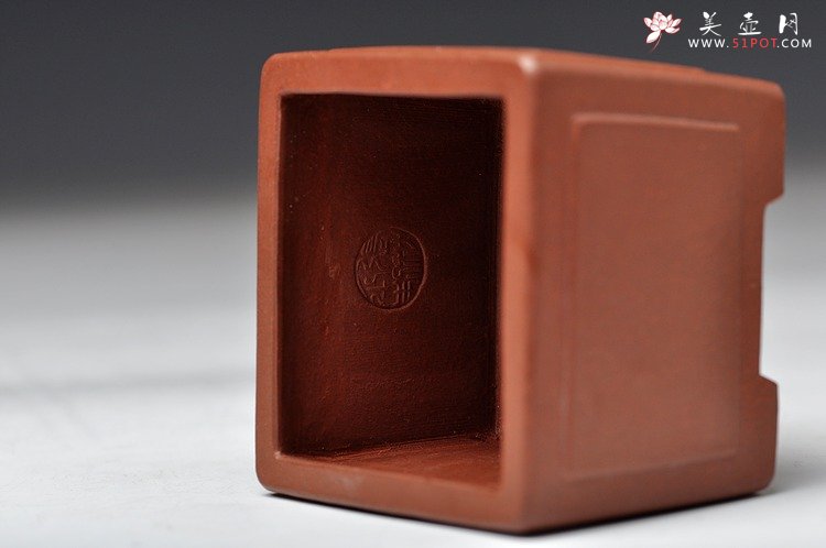 紫砂壶图片：全手开光小盆 形体耐品 好玩微型花盆 - 美壶网