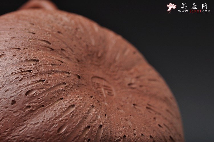 紫砂壶图片：蔡岩峰经典作品 古拙中透灵气 全手工大橘瓜  - 美壶网