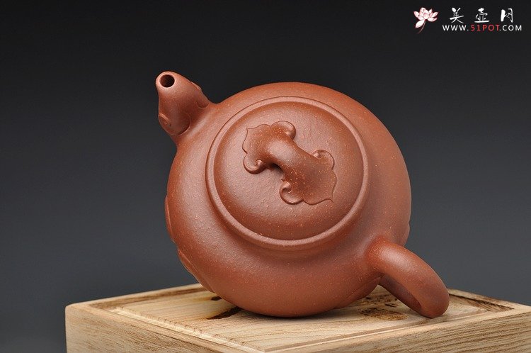 紫砂壶图片：国家级研究员级工艺大师-蒋彦经典原创作品 瑞年如意 - 美壶网
