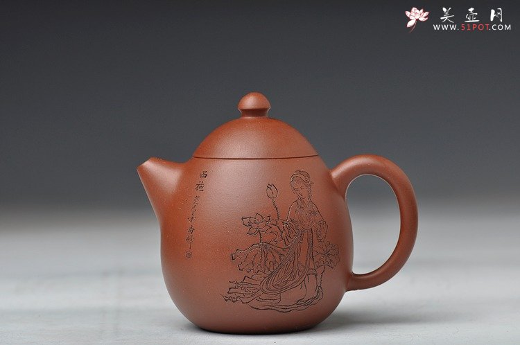 紫砂壶图片：四大美女 四种泥料 龙蛋 仅此一套 精工佳作 送礼自珍 - 美壶网
