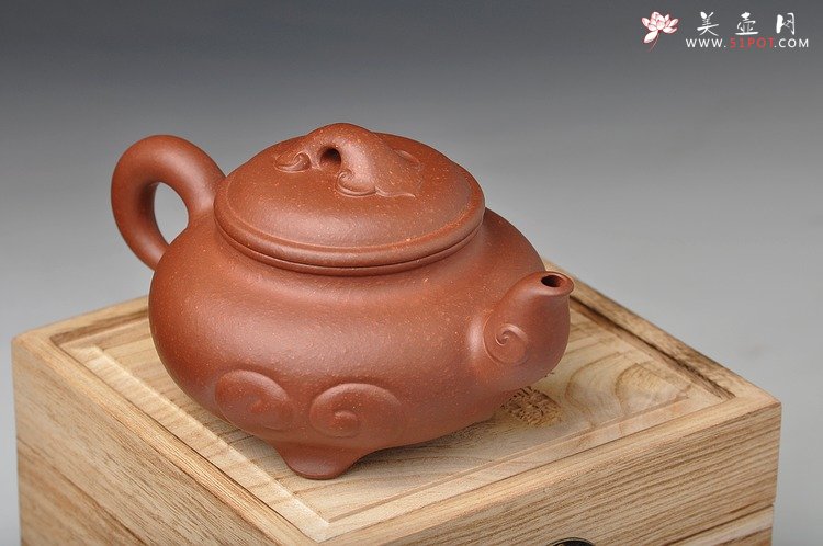 紫砂壶图片：国家级研究员级工艺大师-蒋彦经典原创作品 瑞年如意 - 美壶网