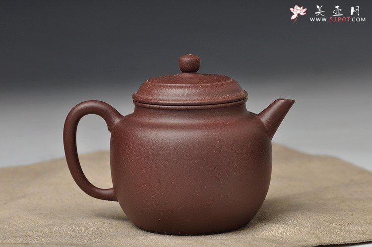 紫砂壶图片：全手剑流德中 小巧实用 - 美壶网