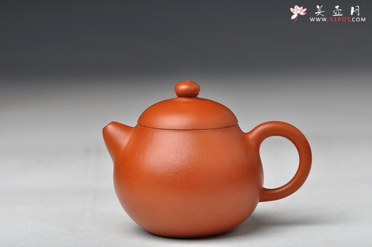 紫砂壶图片：徐亚春老师义拍作品 全手朱泥小文旦 雅安我们在一起  - 美壶网