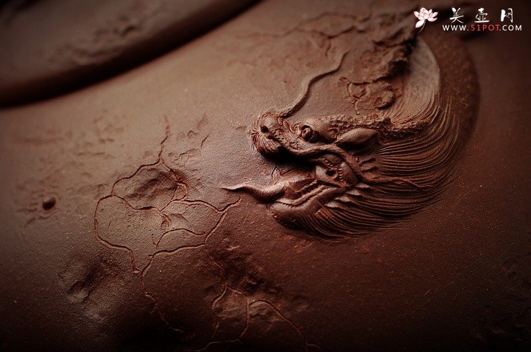 紫砂壶图片：孙金立 全手龙行龚春 精品代表作 丛林系列 - 美壶网