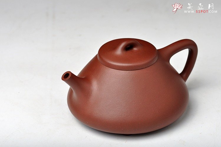 紫砂壶图片：骨肉均挺 挺拔俊雅 全手工子冶石瓢 优质底槽青 - 美壶网