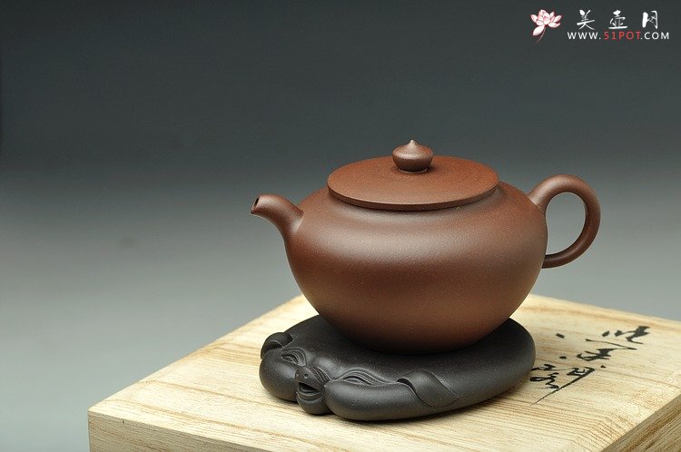 紫砂壶图片：杯托 壶托or茶宠 趣味~ 扁猪 - 美壶网
