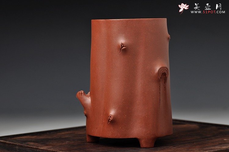 紫砂壶图片：全手立体梅花 精致花盆 仅此1件  - 美壶网