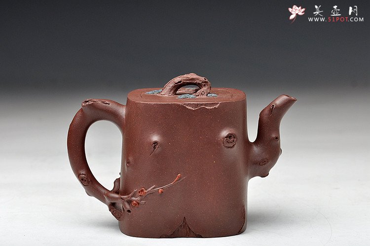 紫砂壶图片： 全手浑方三友  - 美壶网