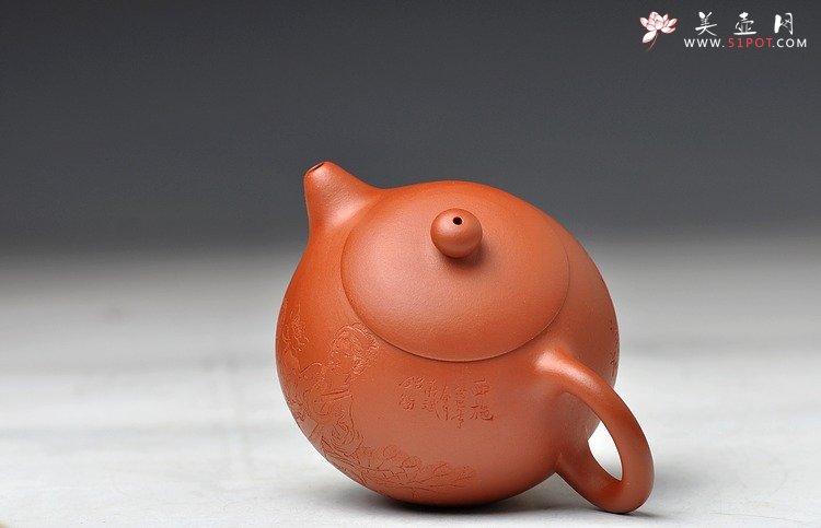 紫砂壶图片：西施中的西施 清妍 细腻 全手红泥西施  勿忘侬~ - 美壶网