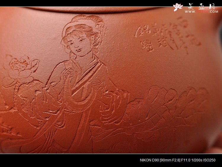 紫砂壶图片：西施中的西施 清妍 细腻 全手红泥西施  勿忘侬~ - 美壶网