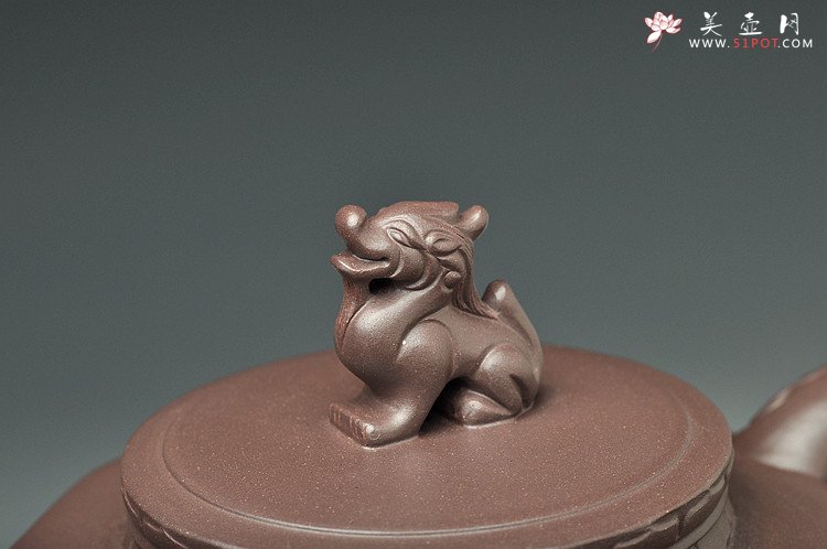 紫砂壶图片：陈进最新力作 大气厚重  全手中华情 送礼精品 - 美壶网