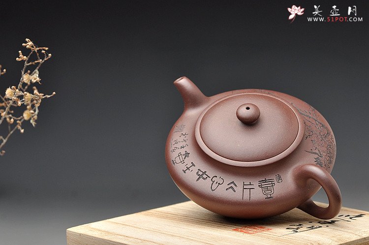 紫砂壶图片： 温润如玉 文人雅趣 舒和  一片冰心在玉壶 - 美壶网