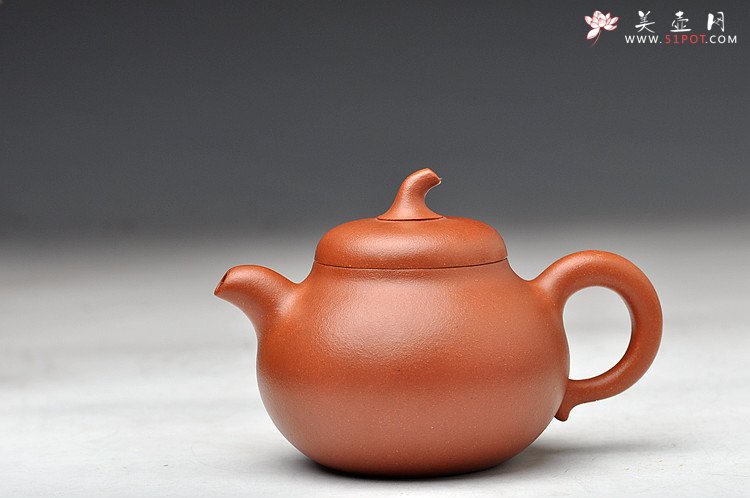 紫砂壶图片：优质降坡泥 饱满可爱  全手茄段 实用精品 - 美壶网
