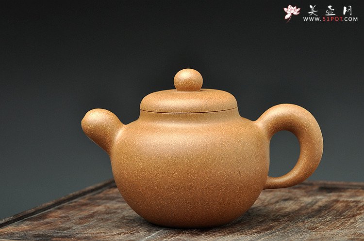 紫砂壶图片：道洪风格 雄厚可人  全手鼎珠 改良版 - 美壶网