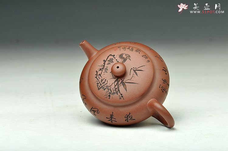 紫砂壶图片：夜来风雨声  花落知多少  璞玉 - 美壶网