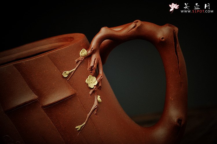 紫砂壶图片：三色演绎  全手三友祝福套壶 终极版 花货实力派 臻品之藏 - 美壶网