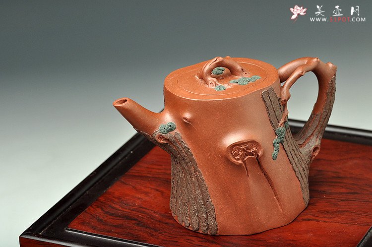 紫砂壶图片：单志萍最新作品 全手松福 造型更加经典俊秀  - 美壶网