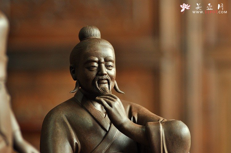 紫砂壶图片：爱情和事业的传奇  范蠡西施    王健精品新作 最称职的’财神‘ - 美壶网