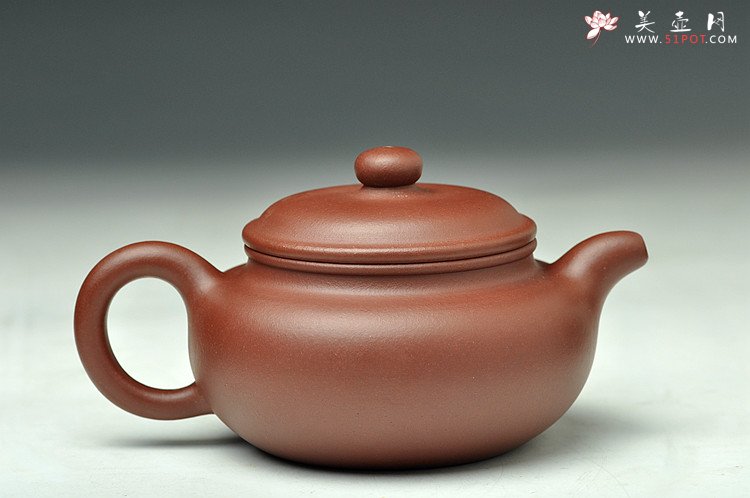 紫砂壶图片：浑厚拙朴 经典传统 全手仿古 紫红泥  - 美壶网