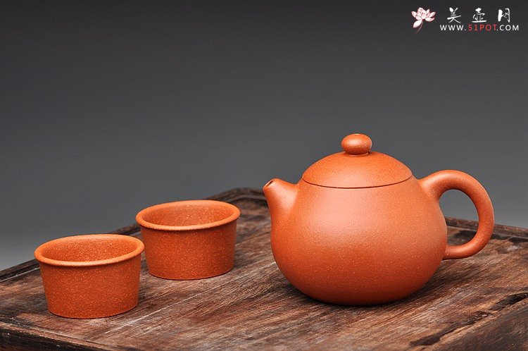 紫砂壶图片：加量不加价 美壶特惠 降坡泥之文旦套组 适茶传统器形和泥料 - 美壶网