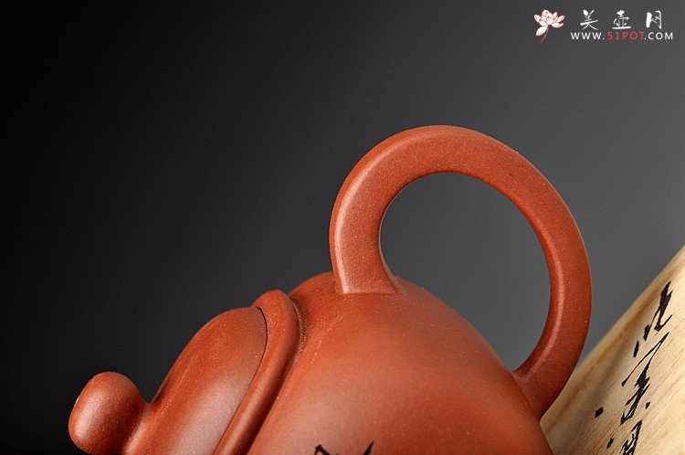 紫砂壶图片：追慕鸣远 质朴大方 代表作  全手无垢 许国良装饰 - 美壶网