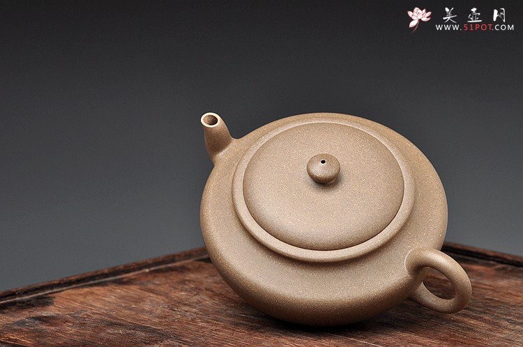 紫砂壶图片：光素佳作 线条流畅 优雅耐品  全手澄心 小清新~ - 美壶网