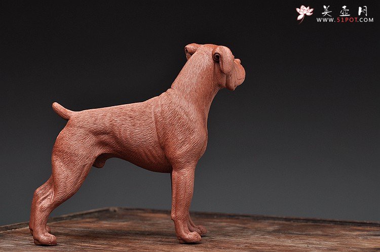 紫砂壶图片：李爱民之拳师 旺财 精品代表作 野性的呼唤o(∩_∩)o  - 美壶网