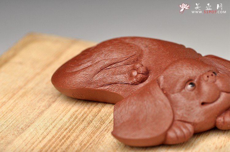 紫砂壶图片：李爱民 公主犬 可爱灵气 细节逼真 做工非常漂亮 - 美壶网