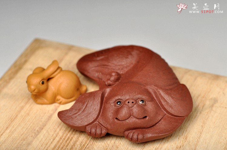 紫砂壶图片：李爱民 公主犬 可爱灵气 细节逼真 做工非常漂亮 - 美壶网