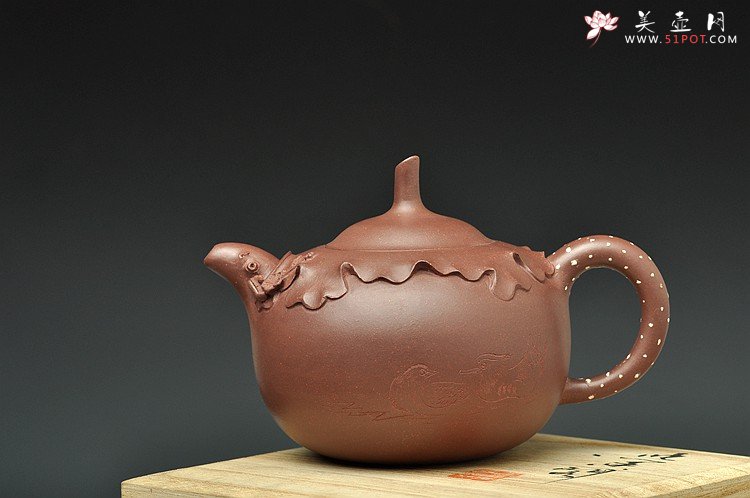 紫砂壶图片：蔡一强新作和合 造型新颖 送礼佳作 - 美壶网