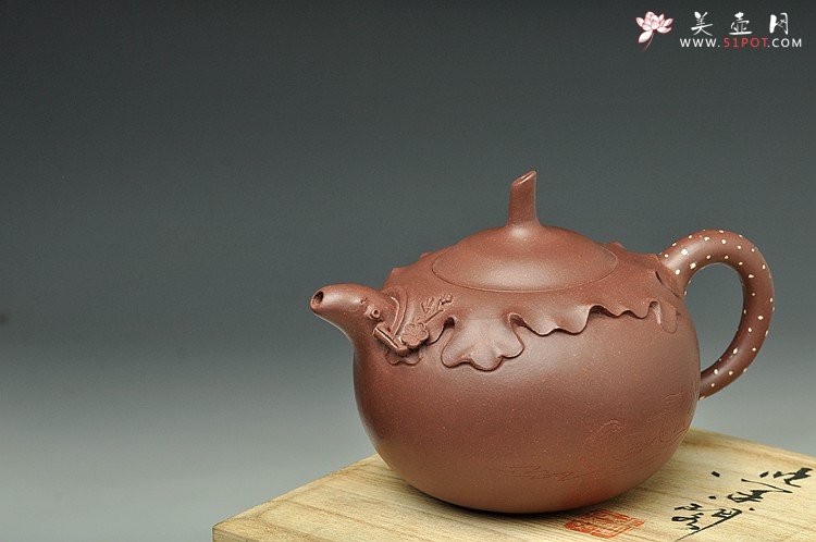 紫砂壶图片：蔡一强新作和合 造型新颖 送礼佳作 - 美壶网