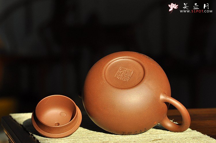 紫砂壶图片：意境之美 一团和气之大掇球 优质老清水 - 美壶网